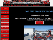 Tablet Screenshot of bosshossconcepts.com